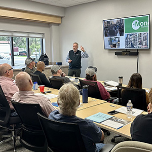 Dennis doing a My Money Workshop