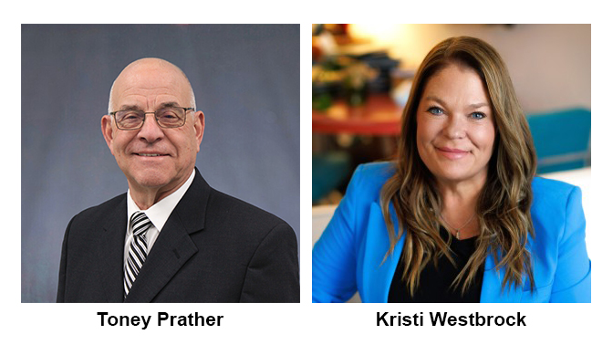 Toney Prather and Kristi Westbrock